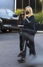 KHLOE KARDASHIAN and MALIKA HAQQ Out and About in Los Angeles 12/13/2021
