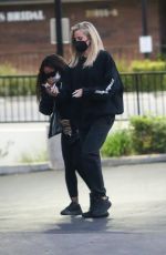 KHLOE KARDASHIAN and MALIKA HAQQ Out in Los Angeles 12/13/2021