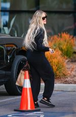 KHLOE KARDASHIAN Leaves Family Christmas Photoshoot in Calabasas 12/17/2021