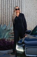 KHLOE KARDASHIAN Leaves Family Christmas Photoshoot in Calabasas 12/17/2021