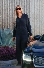 KHLOE KARDASHIAN Leaves Family Christmas Photoshoot in Calabasas 12/17/2021