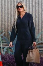 KHLOE KARDASHIAN Leaves Family Christmas Photoshoot in Calabasas 12/17/2021