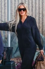 KHLOE KARDASHIAN Leaves Family Christmas Photoshoot in Calabasas 12/17/2021