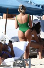 KHLOE TERAE in Bikini at a Beach in Miami 12/26/2021