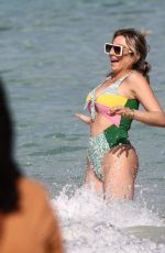 KHLOE TERAE in Bikini at a Beach in Miami 12/26/2021