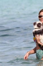 KHLOE TERAE in Bikini at a Beach in Miami 12/26/2021