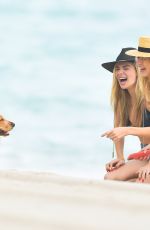 KIMBERLEY GARNER in Swimsuit at a Beach in Miami 12/18/2021