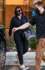 KRIS JENNER Leaves Kardashian Family Christmas Photoshoot in Calabasas 12/17/2021
