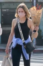 KRISTEN BELL Out Shopping with a Friend After Workout Session in Los Feliz 12/03/2021
