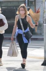 KRISTEN BELL Out Shopping with a Friend After Workout Session in Los Feliz 12/03/2021