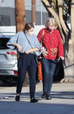 KRISTEN BELL Out with Her Mother in Los Feliz 12/10/2021