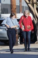 KRISTEN BELL Out with Her Mother in Los Feliz 12/10/2021