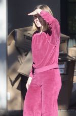 KRISTEN BELL Outside Her House in Los Feliz 12/26/2021