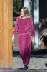 KRISTEN BELL Outside Her House in Los Feliz 12/26/2021