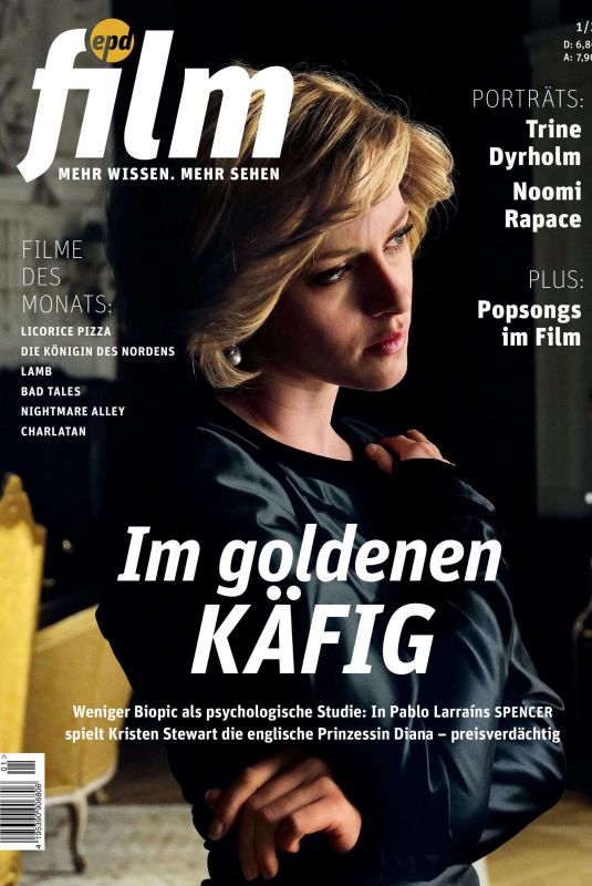 KRISTEN STEWART in Epd Film Magazine, January 2022