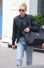 KRISTEN STEWART Leaves Her Hotel in New York 11/30/2021