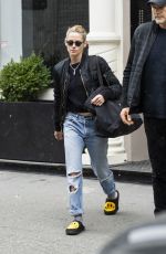 KRISTEN STEWART Leaves Her Hotel in New York 11/30/2021