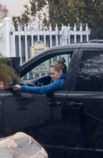KRISTEN STEWART Out for a Drive in Los Angeles 12/27/2021