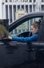 KRISTEN STEWART Out for a Drive in Los Angeles 12/27/2021