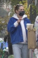 KRISTEN STEWART Out with a Friend in Los Angeles 12/30/2021