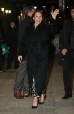 KRISTIN DAVIS Arrives at Late Show with Stephen Colbert in New York 12/07/2021