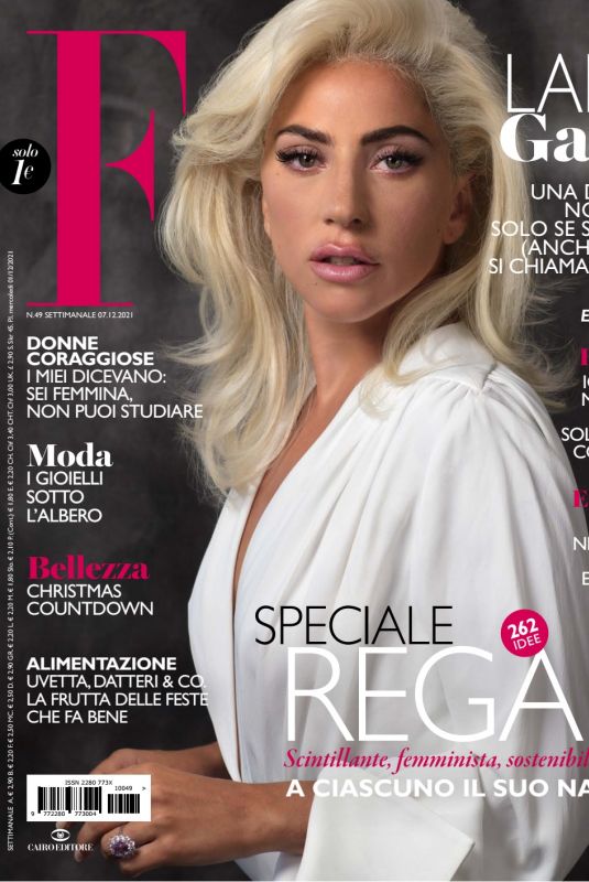 LADY GAGA for F Magazine, Italy December 2021