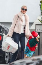 LAETICIA HALLYDAY Out Shopping in Pacific Palisades 12/06/2021