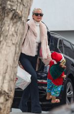 LAETICIA HALLYDAY Out Shopping in Pacific Palisades 12/06/2021