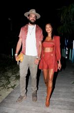 LAIS RIBEIRO Arrives at Art Basel Party in Miami 12/01/2021