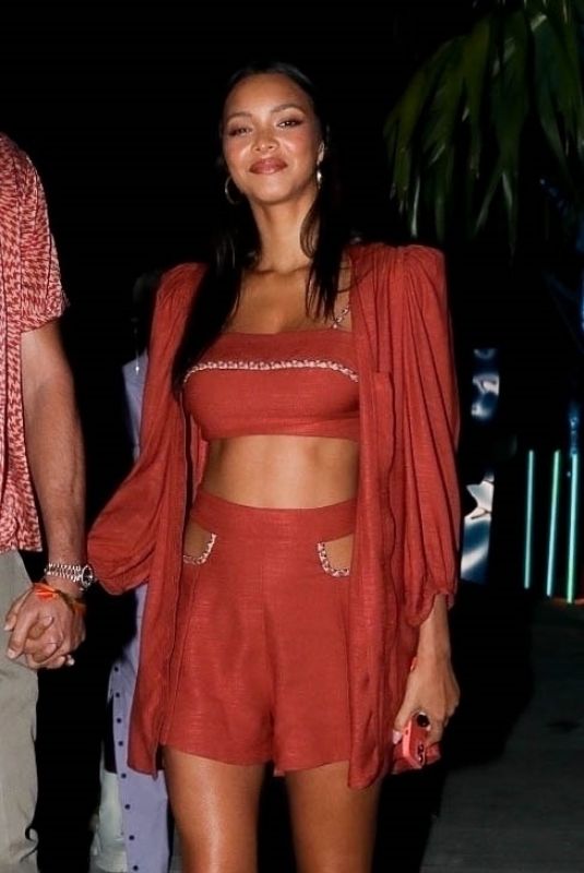 LAIS RIBEIRO Arrives at Art Basel Party in Miami 12/01/2021