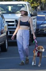 LARA FLYNN BOYLE and a Friend Out with Their Dogs in Laguna Beach 111/28/2021