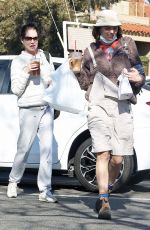 LARA FLYNN BOYLE and a Friend Out with Their Dogs in Laguna Beach 111/28/2021