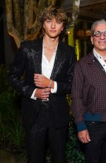 LARSEN THOMPSON at Daily Front Row December Issue Celebration in Miami 11/30/2021