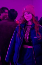 LARSEN THOMPSON at Moncler x Palm Angels Event in Miami 12/02/2021