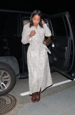 LAURA HARRIER Arrives at Jennifer Klein