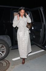 LAURA HARRIER Arrives at Jennifer Klein
