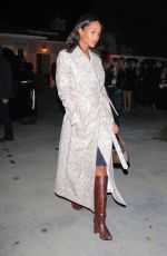 LAURA HARRIER Arrives at Jennifer Klein