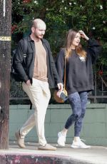 LAUREN PARSEKIAN Out for Lunch with a Friend in Los Feliz 12/07/2021