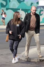 LAUREN PARSEKIAN Out for Lunch with a Friend in Los Feliz 12/07/2021
