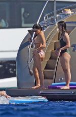 LAUREN SANCHEZ and Jeff Bezos on Vacation in St. Barts 12/24/2021