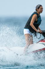LAUREN SILVERMAN Jet Skiing in Barbados 12/13/2021