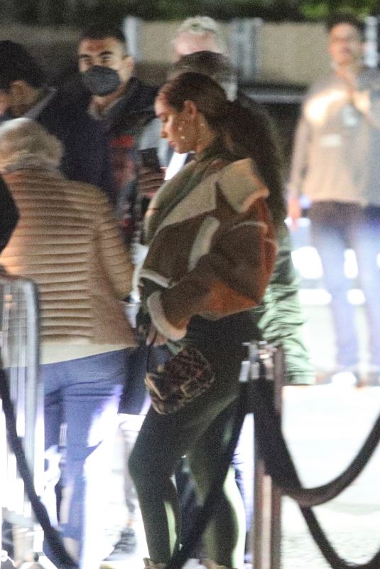 LAUREN WOOD Arrives at Dave Chappelle Comedy Show in West Hollywood 12/29/2021