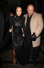 LEIGH-ANNE PINNOCK Arrives at a Hotel in London 11/30/2021