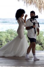 LEILA DEPINA at a Photoshoot in Tulum 12/09/2021