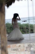 LEILA DEPINA at a Photoshoot in Tulum 12/09/2021