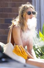 LEILA GEORGE in Swimsuit at a Beach in Sydney 12/24/2021