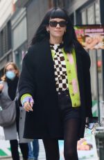LILY ALLEN Out and About in New York 12/01/2021
