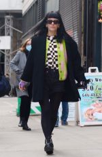 LILY ALLEN Out and About in New York 12/01/2021