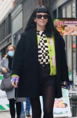 LILY ALLEN Out and About in New York 12/01/2021