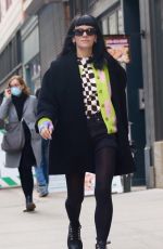 LILY ALLEN Out and About in New York 12/01/2021